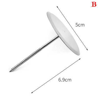Rozsdamentes acél cső Köröm Torta Sütés Csőtartó állványok Eszközök Torta Virág Körmök Alsó tálca Díszítés Barkács tészta Konyhai eszközök