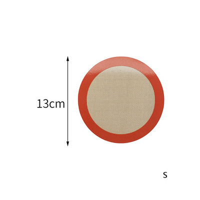 Печене Двойна фурна Аксесоари за печене Подложка Силиконови инструменти Тиган Пица Кръгла издълбана пилешка страна Въздушна подложка за печене Фритюрник