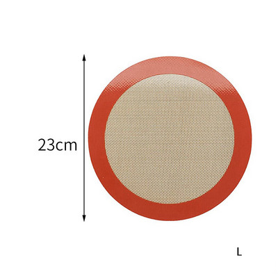 Печене Двойна фурна Аксесоари за печене Подложка Силиконови инструменти Тиган Пица Кръгла издълбана пилешка страна Въздушна подложка за печене Фритюрник