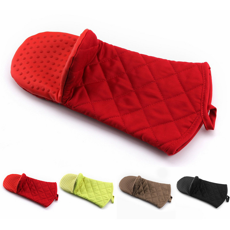 Enipate konyhai szilikon hosszú vastag kesztyű főzés hőálló kesztyű BBQ sütő mikrohullámú sütő kesztyű szigetelt meleg