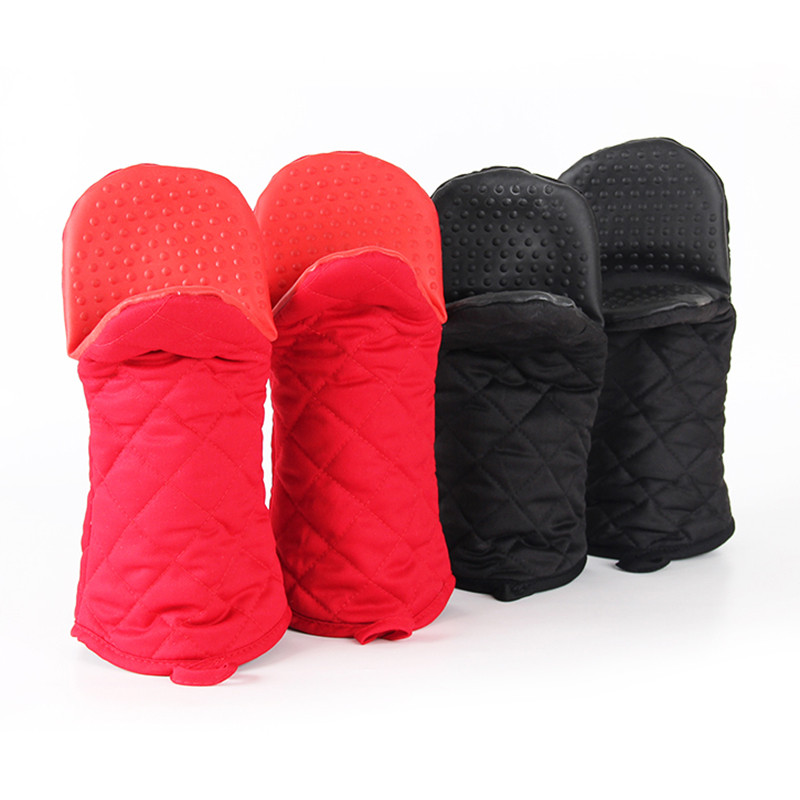 Enipate konyhai szilikon hosszú vastag kesztyű főzés hőálló kesztyű BBQ sütő mikrohullámú sütő kesztyű szigetelt meleg