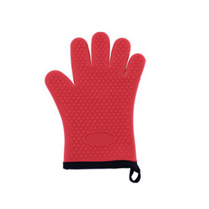 1 gab Silikona kokvilnas cimdi izolācijas cimdi cepeškrāsns mikroviļņu cimdi virtuves pretslīdēšanas silikona BBQ krāsns dūraiņu turētājs