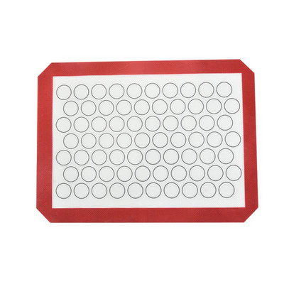 Mīcīšanas paliktnis, augstas temperatūras izturīgs, nepiedegošs, mūsdienīgs un vienkāršs pārtikas kvalitātes silikona stikla šķiedras cepeškrāsns paklājs Ēdienu cepšanas paklājs