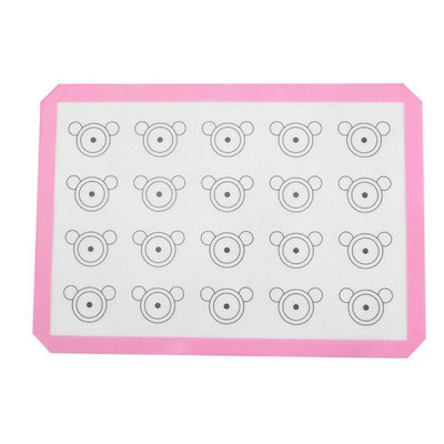 Mīcīšanas paliktnis, augstas temperatūras izturīgs, nepiedegošs, mūsdienīgs un vienkāršs pārtikas kvalitātes silikona stikla šķiedras cepeškrāsns paklājs Ēdienu cepšanas paklājs