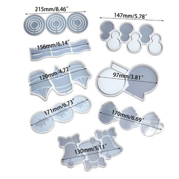 Φόρμα καραμέλας σιλικόνης DIY φορμάκια για γλειφιτζούρια Εργαλεία διακόσμησης για κέικ σε πολλά σχήματα Αξεσουάρ ψησίματος για παιδικό γλειφιτζούρι