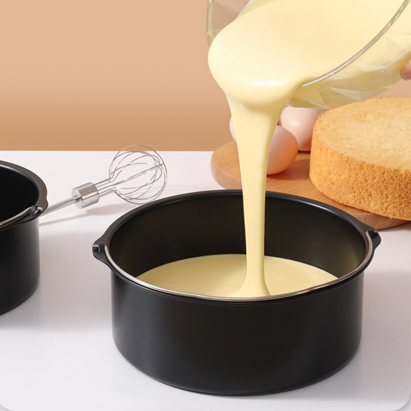 6/7/8 colio apvalios torto formos Nelipnus pyrago formos padėklas picos krepšelis su rankenomis Virtuvės kepimo formos Orinės gruzdintuvės priedai