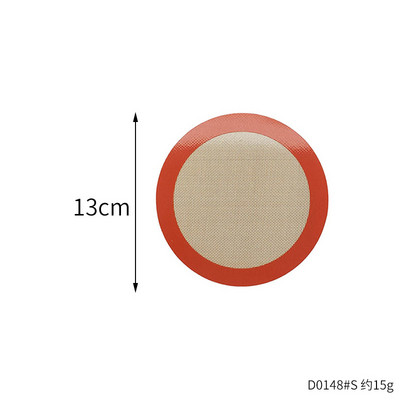 Nelipīga, apaļa silikona cepšanas paklāja panna konditorejas izstrādājumiem, karstumizturīgam kūku ieliktnim Macaron maizes cepšanai cepeškrāsns gaisa cepšanas ierīces piederumiem