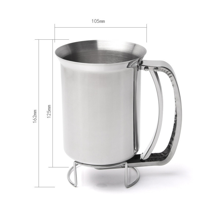 Virtuvės įrankis Cake Cupcake tešlos dozatorius Piltuvėliai Stūmoklinis piltuvas su atrama Tešlos dozatoriumi Kepimo įrankiai Nerūdijantis plienas