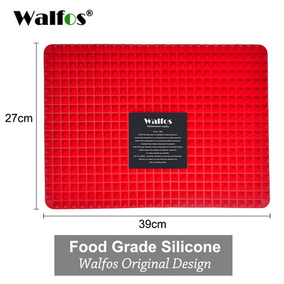WALFOS pārtikas kvalitātes piramīdas cepšanas trauki, nepiedegoši silikona cepšanas paklāja paliktņi Vienkārša metode cepeškrāsns cepšanas paplātes loksnēm Virtuves instrumenti