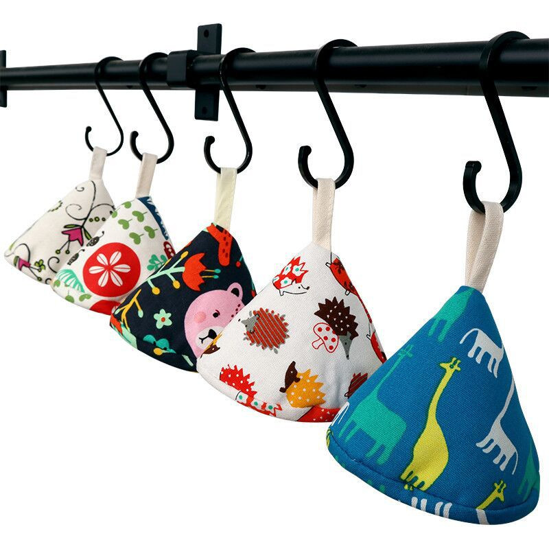 Auduma kokvilna stepēta pretpiedeguma siltumizolācija katla cepures vāks trīsstūris katla cepure kastrolis dzelzs katla poda rokturis