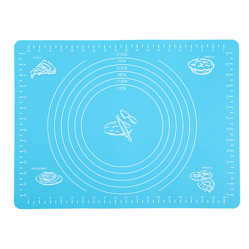 Szilikon tésztadagasztó szőnyeg hőálló szőnyeg alátét, magas hőmérsékletnek ellenálló, csúszásmentes szilikon szőnyeg sütőkiegészítők