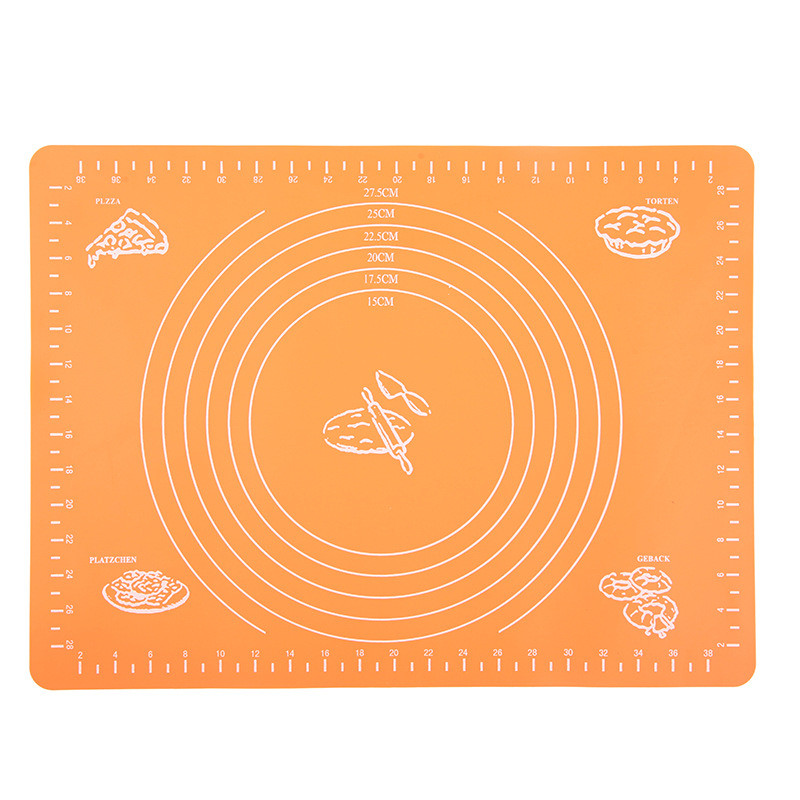 Szilikon tésztadagasztó szőnyeg hőálló szőnyeg alátét, magas hőmérsékletnek ellenálló, csúszásmentes szilikon szőnyeg sütőkiegészítők