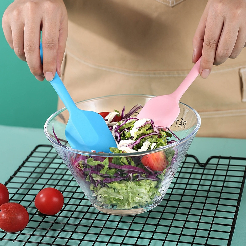 Mažas integruotas silikoninis T semtuvas sviesto uogienės gremžtuvas Pyrago kepimo grandiklis virtuvės silikono kepimo įrankiai kremo mentele šaukštas