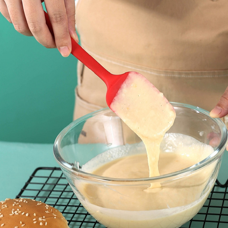 Mažas integruotas silikoninis T semtuvas sviesto uogienės gremžtuvas Pyrago kepimo grandiklis virtuvės silikono kepimo įrankiai kremo mentele šaukštas