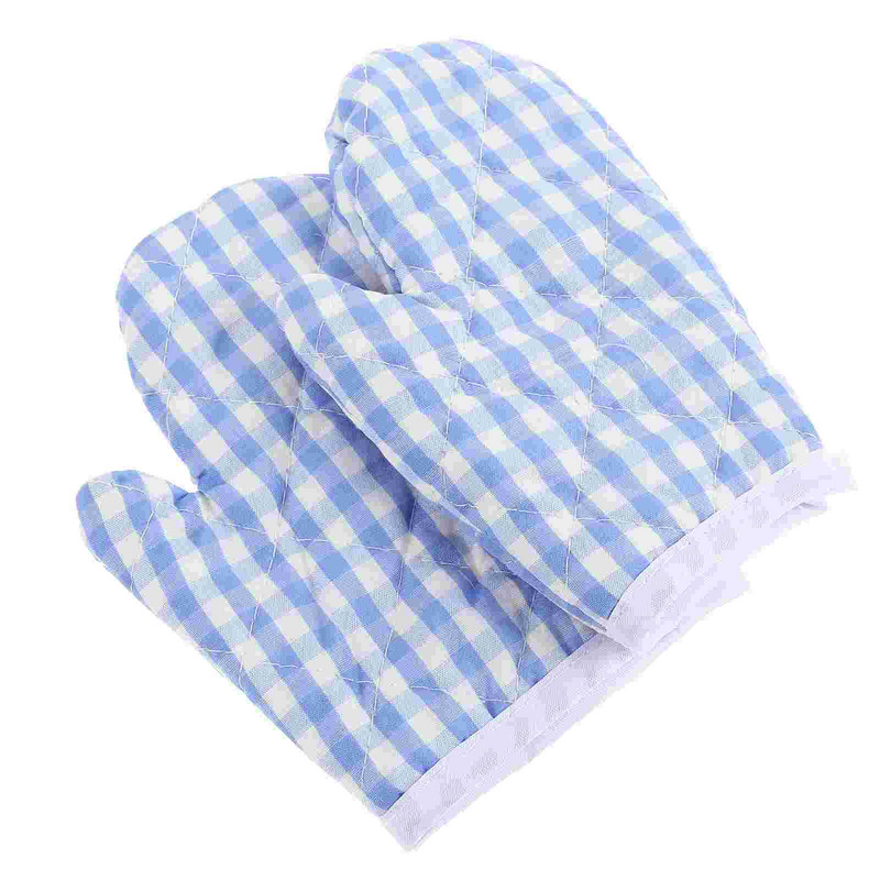 Kesztyű Sütő kesztyű Gyerek Konyha Mikrohullámú Sütés Főzés Meleg ujjak Gyerekek Ellenálló kesztyű Grillező kesztyű Anti Pot Gyermek Gyerek