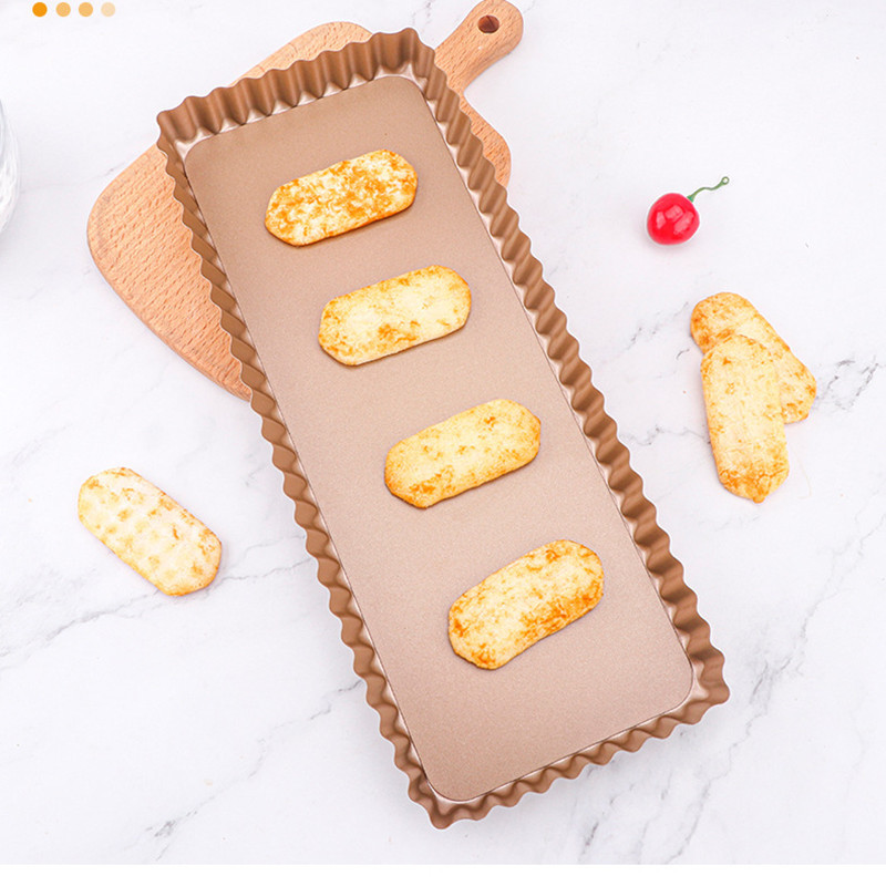 Ruudukujulised mittekleepuvad pannid Süsinikterasest koogipirukavorm Eemaldatav põhjaga koogipann Ahi küpsetusplaat Nõu Kondiitritooted Küpsetusnõud