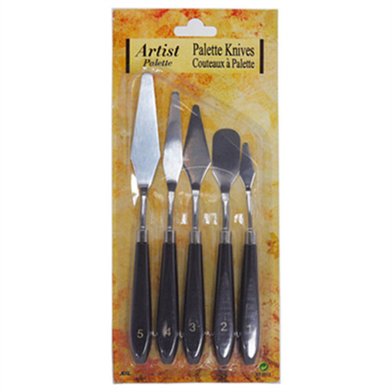 „Cakelove Cake Cream“ mentele, 5 dalių / rinkinys, kepimo konditerijos gaminių įrankis, kremo tonerio įrankis nerūdijančio plieno aliejiniam dažymui peiliai grandiklis meno įrankis