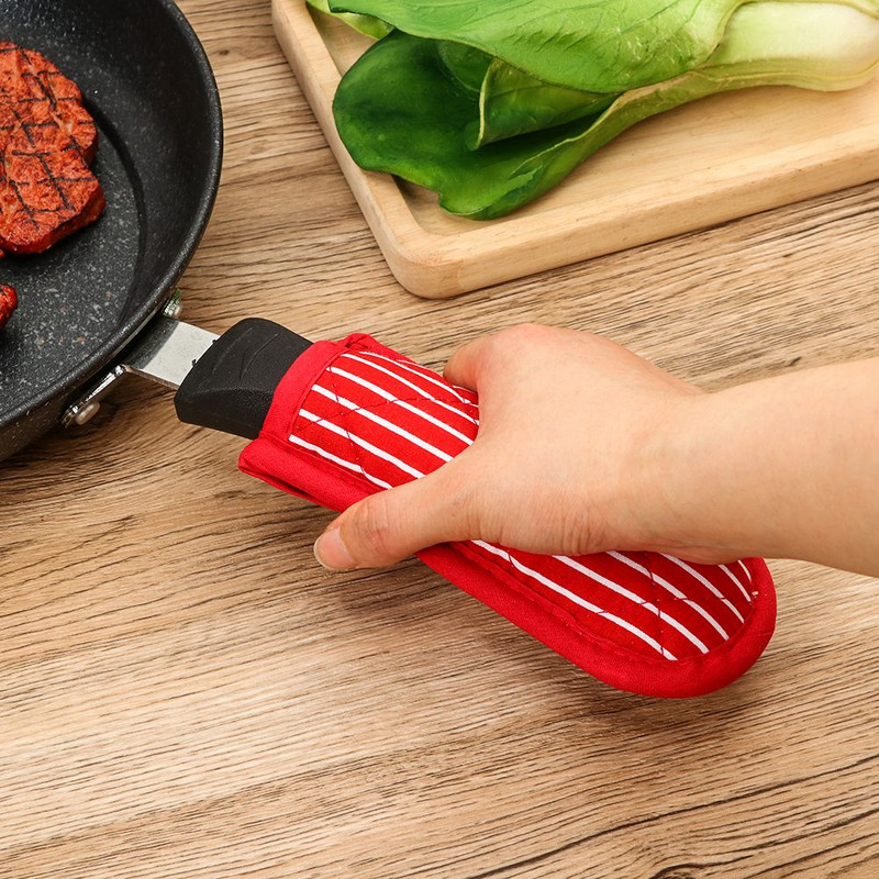 Keptuvės rankenos laikiklis, rankovė Išardomas indas Puodų laikiklis Puodai Keptuvės Rankenos dangtis Virtuvės įrankiai Apsaugo nuo nuplikimo ir neslysta