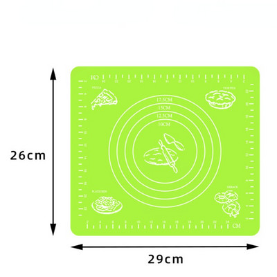 Silikona cepešpaklājs Mīcīšanas mīklas paklājiņš Picas kūku loksnes oderējums Virtuves gatavošana Grils Ierīces Cepšanas piederumi Galda paklāji Paklāji Konditorejas izstrādājumi