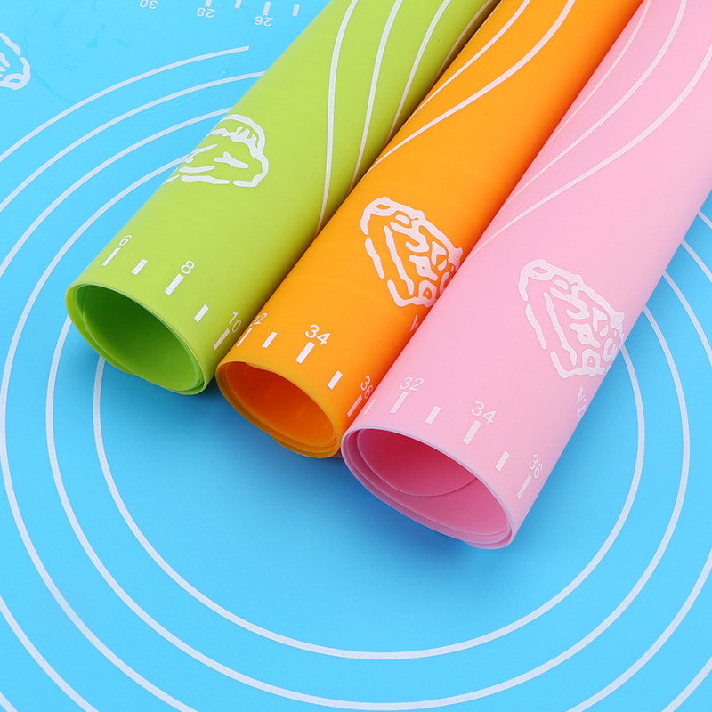 Silikona cepešpaklājs Mīcīšanas mīklas paklājiņš Picas kūku loksnes oderējums Virtuves gatavošana Grils Ierīces Cepšanas piederumi Galda paklāji Paklāji Konditorejas izstrādājumi