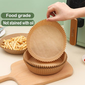 Grils Manga Air Fryer Grila papīrs Papīra oderējums Cepšanas piederumi Vienreizējās lietošanas eļļas necaurlaidīgas veidnes cepšanai Gaisa papīram Ninja Fryer
