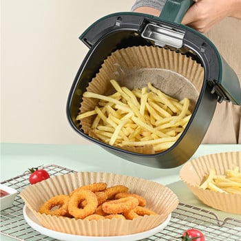 Grill Manga Air Fryer Grill Paper Paper Liner Αξεσουάρ ψησίματος Καλούπια μιας χρήσης αδιάβροχα για ψήσιμο για αερόχαρτο Ninja Fryer