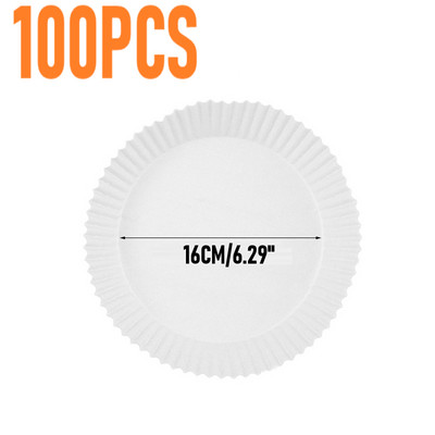 Grils Manga Air Fryer Grila papīrs Papīra oderējums Cepšanas piederumi Vienreizējās lietošanas eļļas necaurlaidīgas veidnes cepšanai Gaisa papīram Ninja Fryer