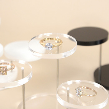 Πολυστρωματικό ακρυλικό δαχτυλίδι επίδειξης σκουλαρίκι κοσμήματα θήκη για κέικ ράφι πάρτι γαμήλια τούρτα Βάση ντους μωρού