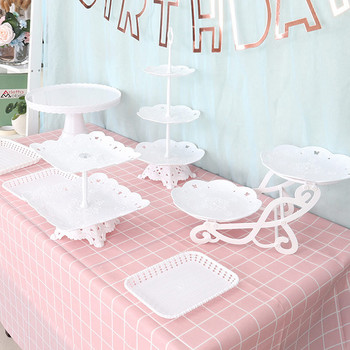Βάση για τούρτες γενεθλίων Σχάρα για τούρτες Οθόνη θήκη για cupcake Σνακ Πιάτο φρούτων Δίσκος γαμήλιου πάρτι Επιδόρπιο Διακόσμηση τραπεζιού εργαλείων κουζίνας