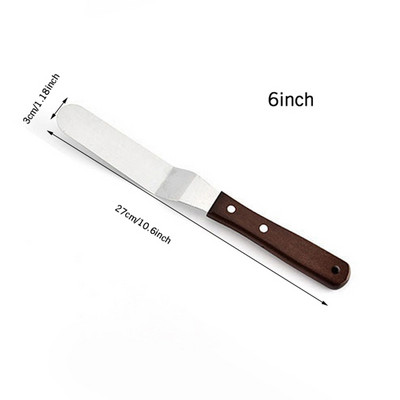 4/6/8/10/12 colių torto sviesto nerūdijančio plieno kreminė mentele tortams pasidaryk pats. Virtuvė Kepimo ir konditerijos gaminiai Tortų dekoravimo įrankiai