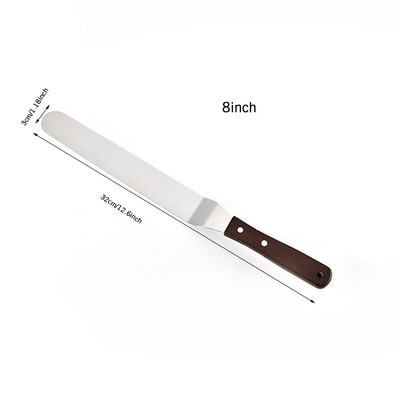 4/6/8/10/12 colių torto sviesto nerūdijančio plieno kreminė mentele tortams pasidaryk pats. Virtuvė Kepimo ir konditerijos gaminiai Tortų dekoravimo įrankiai