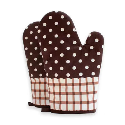 2GB Mikroviļņu krāsns speciāli cepšanas cimdi radošās virtuves neslīdoši augstas temperatūras izturīgi sabiezināti pretpiedeguma cimdi