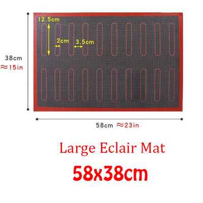 Mikro perforuotas silikoninis kepimo kilimėlis sausainių Eclairs Macaron nepridegantis orkaitės grilis konditerijos kepimo kilimėlis konditerijos reikmenų įrankis