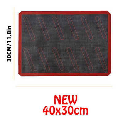 Mikro perforuotas silikoninis kepimo kilimėlis sausainių Eclairs Macaron nepridegantis orkaitės grilis konditerijos kepimo kilimėlis konditerijos reikmenų įrankis