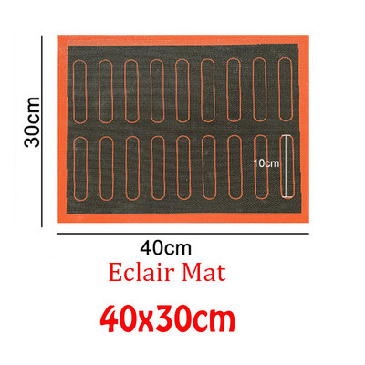 Mikro perforuotas silikoninis kepimo kilimėlis sausainių Eclairs Macaron nepridegantis orkaitės grilis konditerijos kepimo kilimėlis konditerijos reikmenų įrankis