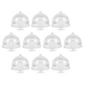 Kūkas mini statīvs kupols Cupcake šķīvju vāka turētājs displeja vāks virtuves svari 12 aksesuāri kupoli paplāte mazs trauks sviests auglis