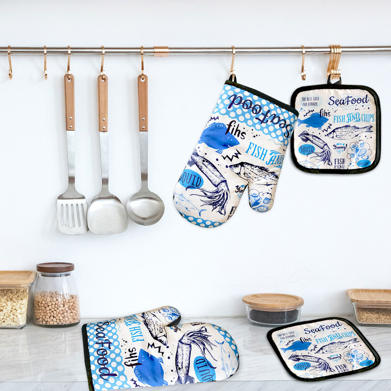 Pielāgot karikatūras mikroviļņu cimdu katlu turētāja cimdi dūraiņi virtuves katlu turētāja paklājiņš BBQ izolācijai cimdi karsti cepeškrāsns dūraiņi cepšanai