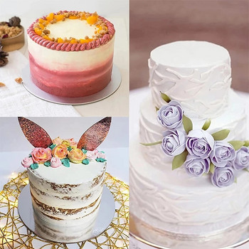 4-10 инча кръгла основа за дъска за торта, чиния за торта за еднократна употреба, хартиена тава за кексчета, десерт, парти за рожден ден, инструменти за декорация на сватбена торта