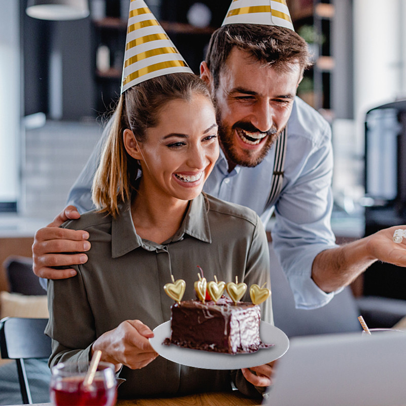 4–10 collu apaļas kūku dēļa pamatnes vienreizējās lietošanas kūkas šķīvja papīra kēksu desertu paplāte Dzimšanas dienas ballītes kāzu kūku dekorēšanas rīki