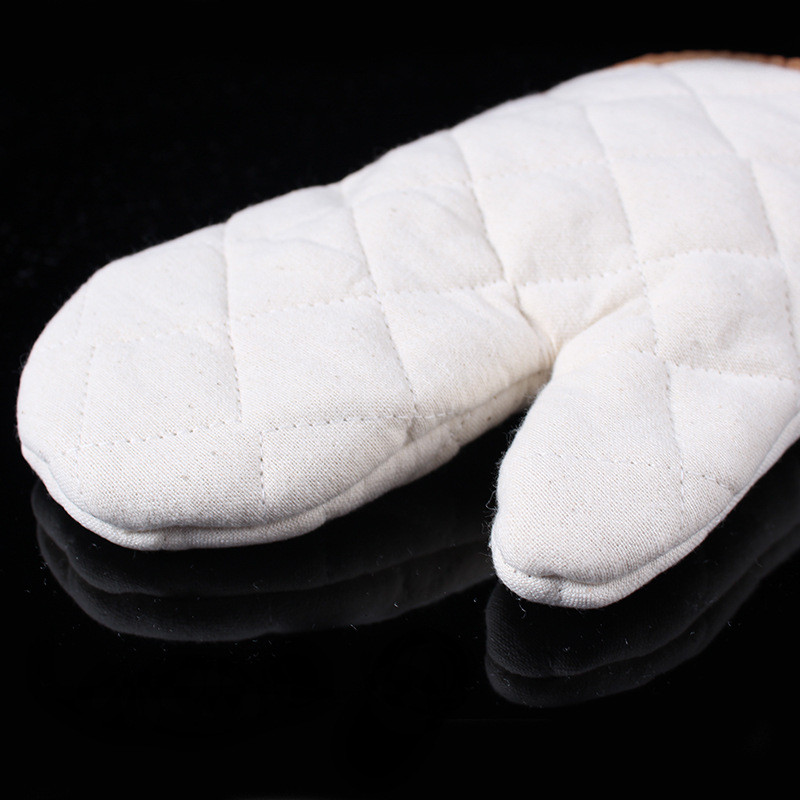 1 pāris karstumizturīgs sabiezinātas kokvilnas virtuves grils, cepeškrāsns, cimds, gatavošana, grila cimdi, cepeškrāsns cimdi cepšanas piederumi