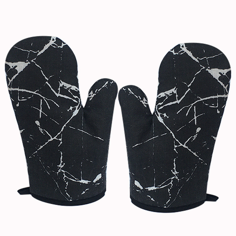 2gab. Marmora apdruka Cepeškrāsns dūraiņu spilventiņš Plaids Mikroviļņu krāsns Pretkarstuma izolācijas paklājiņš Virtuve Cepšana Gatavošanas rīki Piederumi Dekors