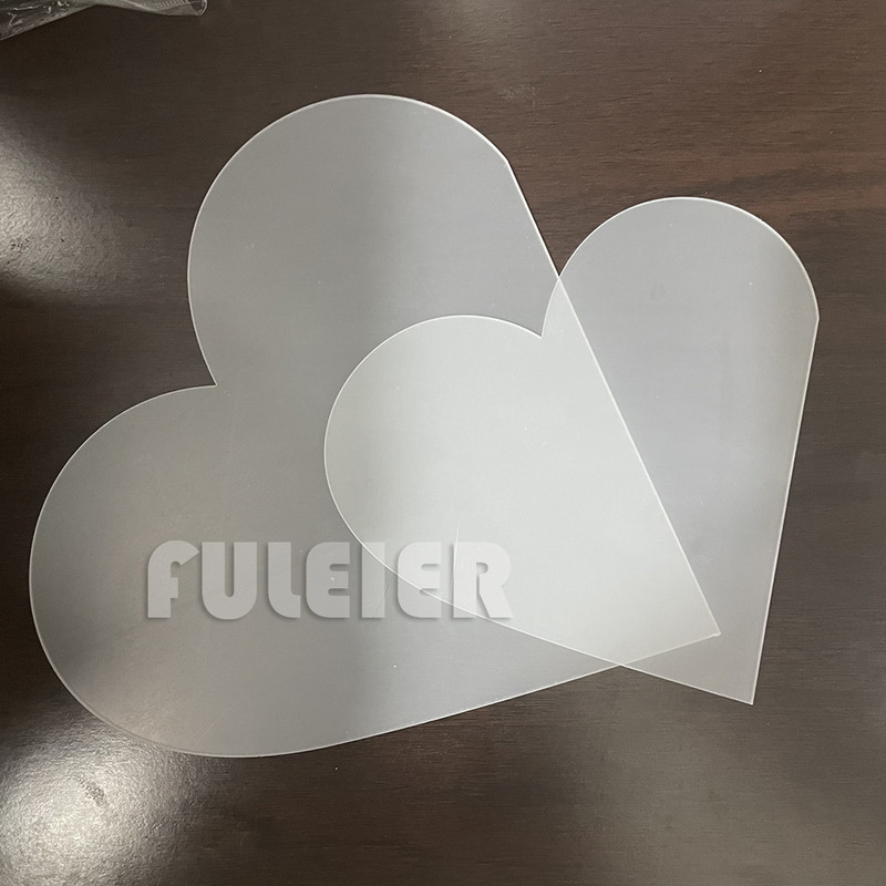 Sirds formas akrila kūku diski Caurspīdīgi Valentīna dienai DIY Art Tukša dēļa kūkas rīks Paplātes statīvs kūkas augšdaļas dekorēšanai