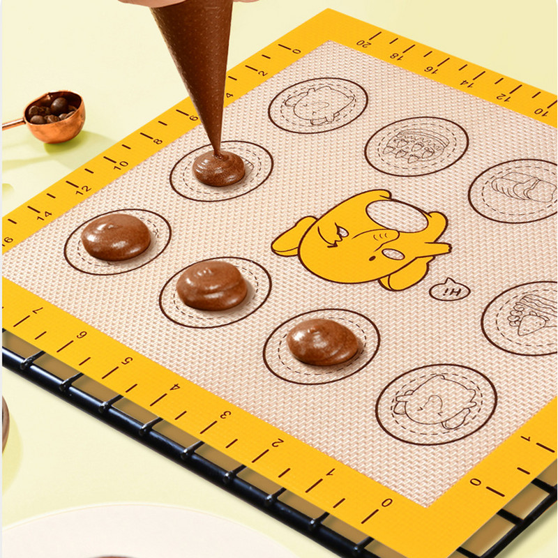 Silikona cepešpaklājs, pannas mīklas izstrādājumi, nepiedegoši cepeškrāsns grils gatavošanas cepumi makaronu loksnes virtuves konditorejas izstrādājumu piederumu rīks