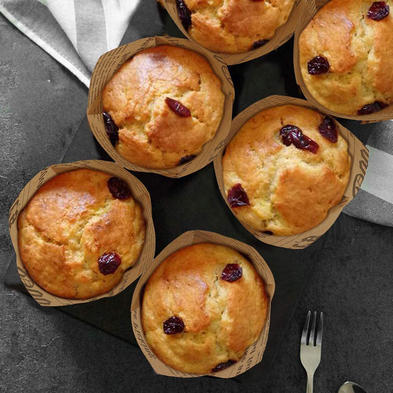 50db Tulipán alakú torta papírpohár tálca Muffin Cupcake Cups Olajálló bélés esküvői születésnapi torta dekorációhoz barkács sütési eszközök