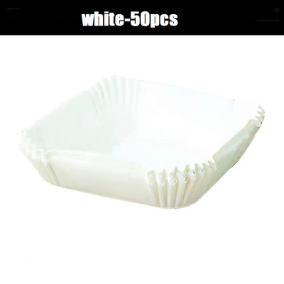 Taisnstūra vienreizējās lietošanas Airfryer cepamā papīra ieliktnis Ūdensnecaurlaidīgs, eļļas necaurlaidīgs, nepiedegošs cepšanas paklājs Ninja Foodi gaisa frier piederumiem