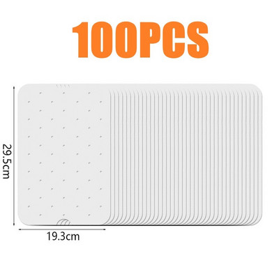 Air Grill Fryerhez Tapadásmentes Manga Air Ninja Liner eldobható grillsütő tartozék Szőnyeg Papír Papír Fritőz levegős sütőpapír