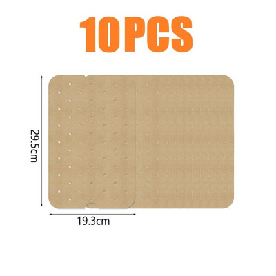 Air Grill Fryerhez Tapadásmentes Manga Air Ninja Liner eldobható grillsütő tartozék Szőnyeg Papír Papír Fritőz levegős sütőpapír