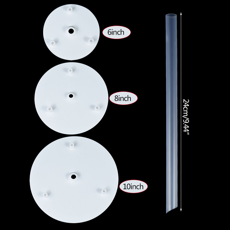 6/8/10 collu daudzslāņu kūku statīvs deserta atbalsta rāmis apaļš starplikas pāļu kronšteins DIY kūku atbalsta dēlis virtuves cepšanas rīki