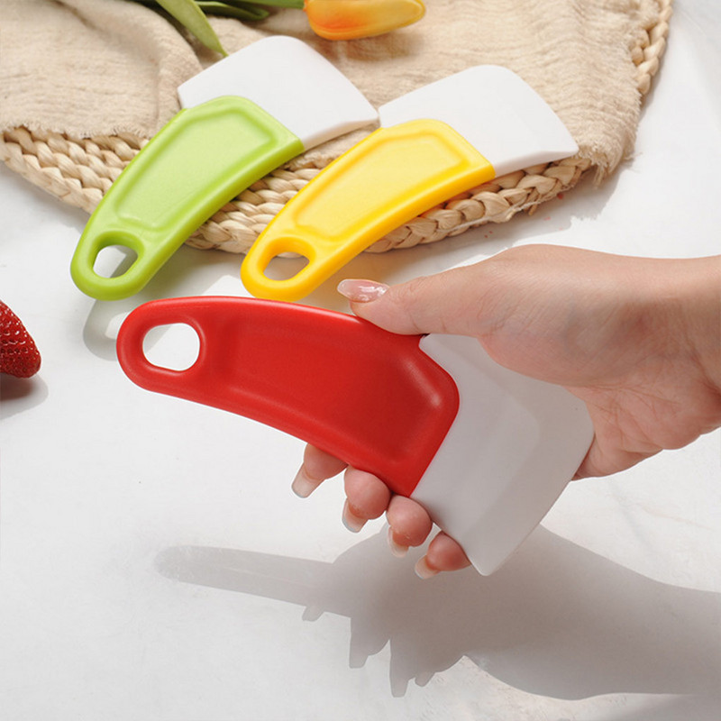 Silikona lāpstiņa Elastīgs āķa caurums Cepšanas skrāpis sabiezināts apmetuma rīks Virtuve Restorāns Desertu veikals Ēdienu gatavošana