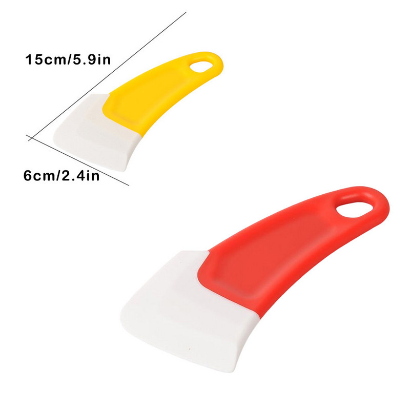 Silikona lāpstiņa Elastīgs āķa caurums Cepšanas skrāpis sabiezināts apmetuma rīks Virtuve Restorāns Desertu veikals Ēdienu gatavošana